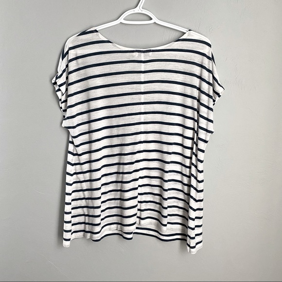 JUST-G Striped Shirt with Panda Print - Picture 2 of 8